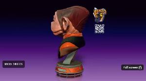 Nien Nunb 1_2 Scale Bust